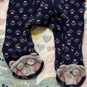 $1 Carter's Owl Footie Girl